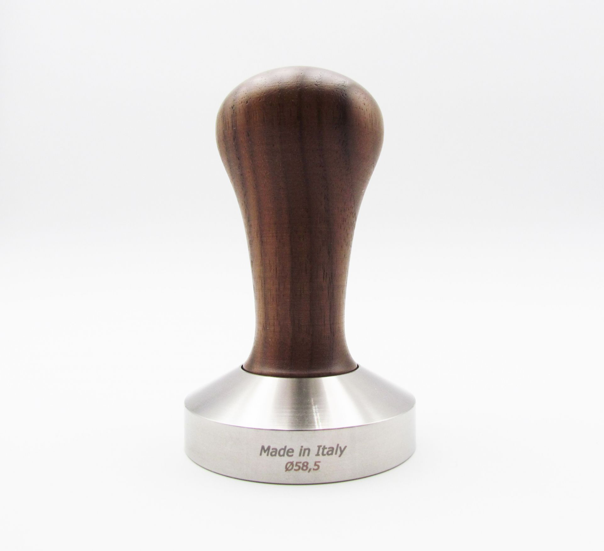 Tamper aus Walnussholz - 58,5 mm