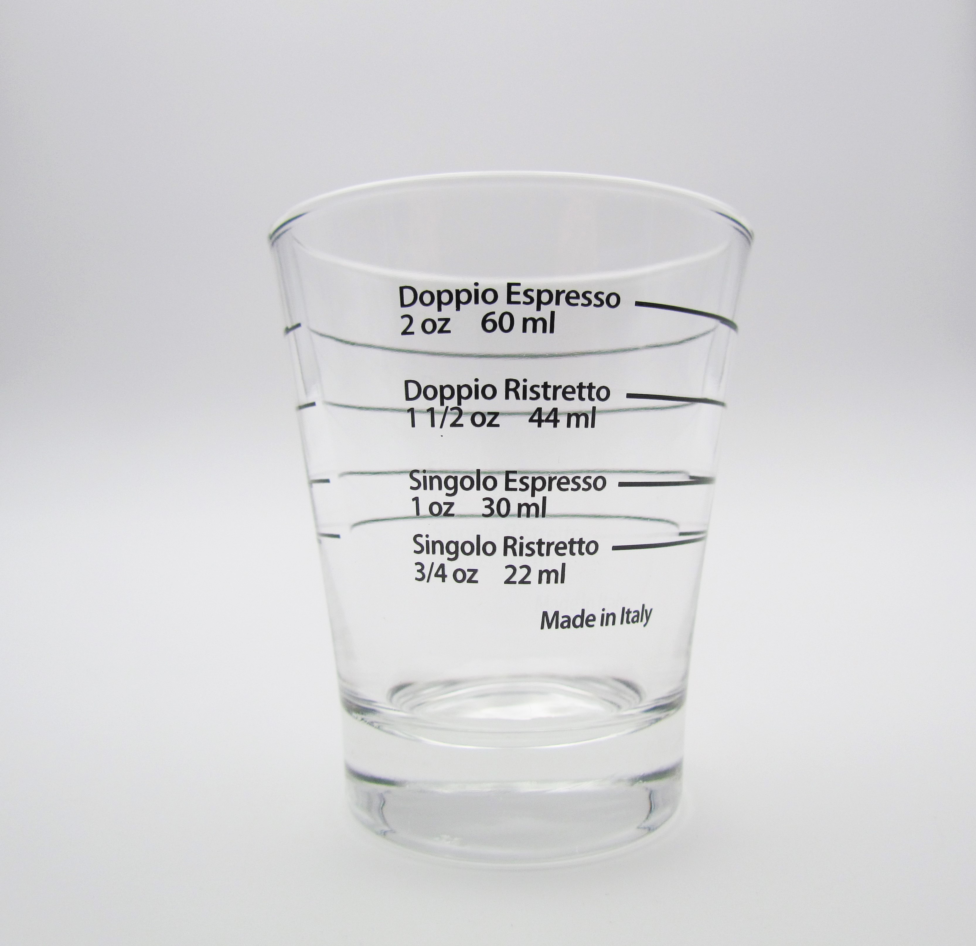 Shot-Glass mit Skala - 1 Stück