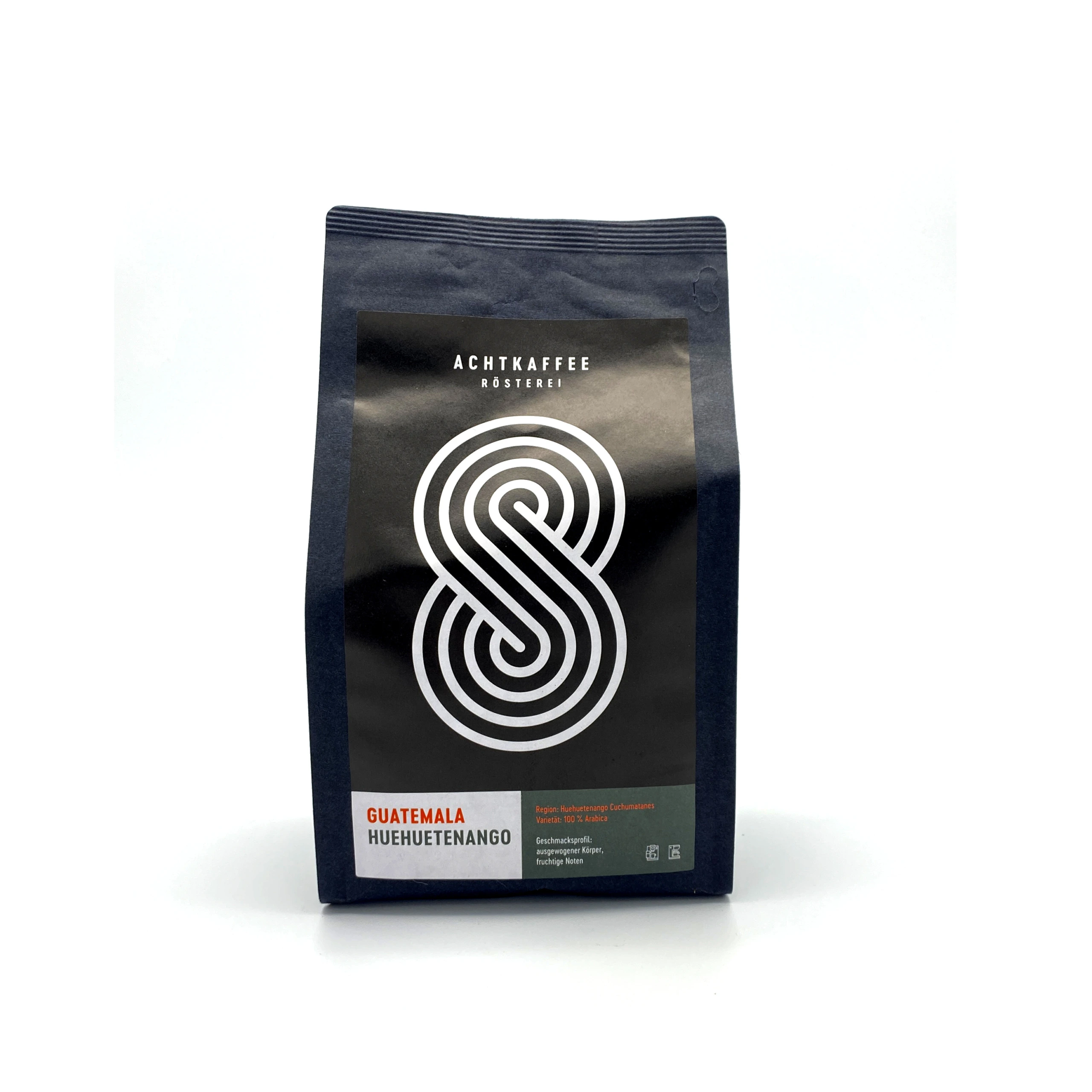 Achtkaffee Espressobohnen Guatemala Huehuetenango 500 g