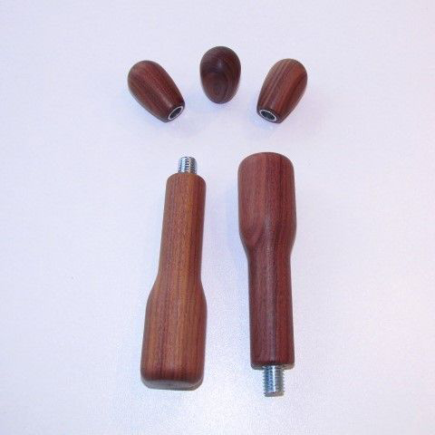 Bezzera E61 KIT Holzgriffe für Siebträger + Holzgriffe für Dampf-, Heißwasser- und Kaffeebezug