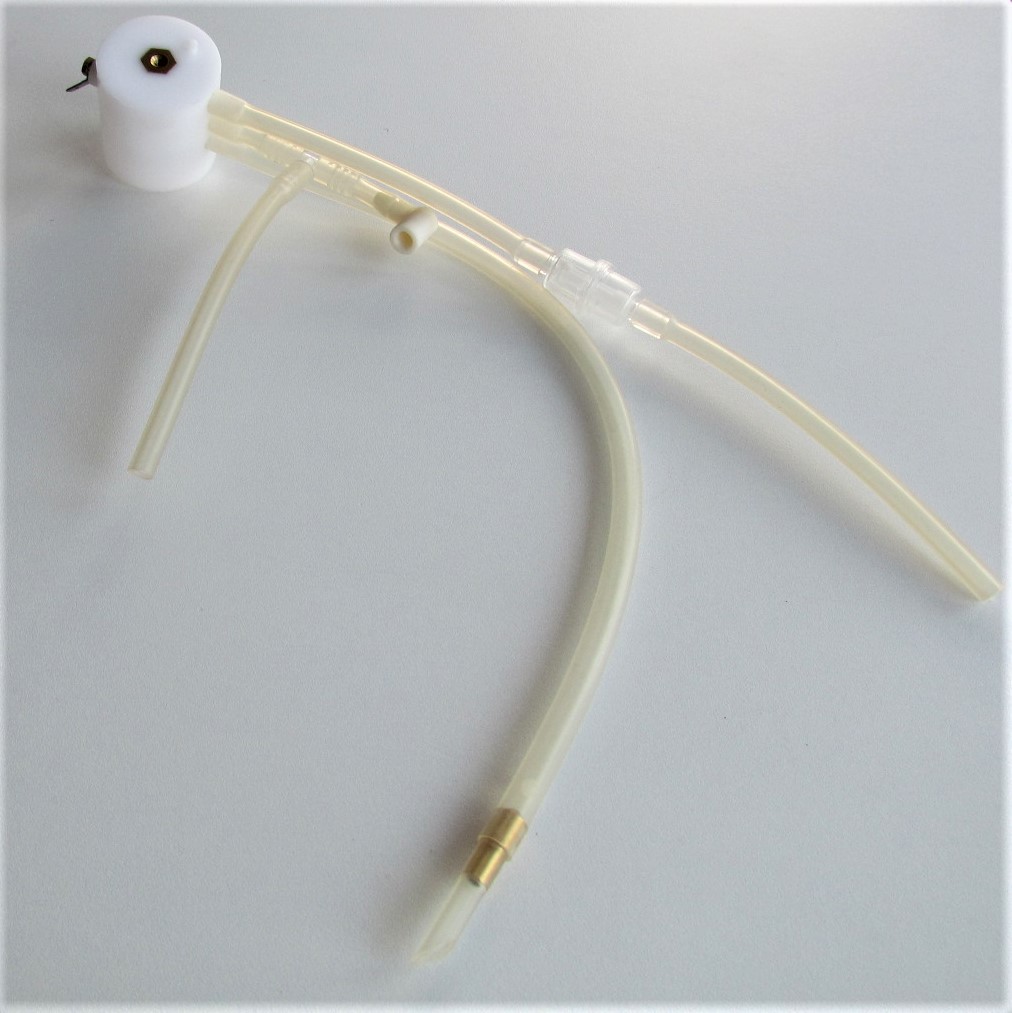 Rocket Wassertankadapter unten - mit Silikonschlauch