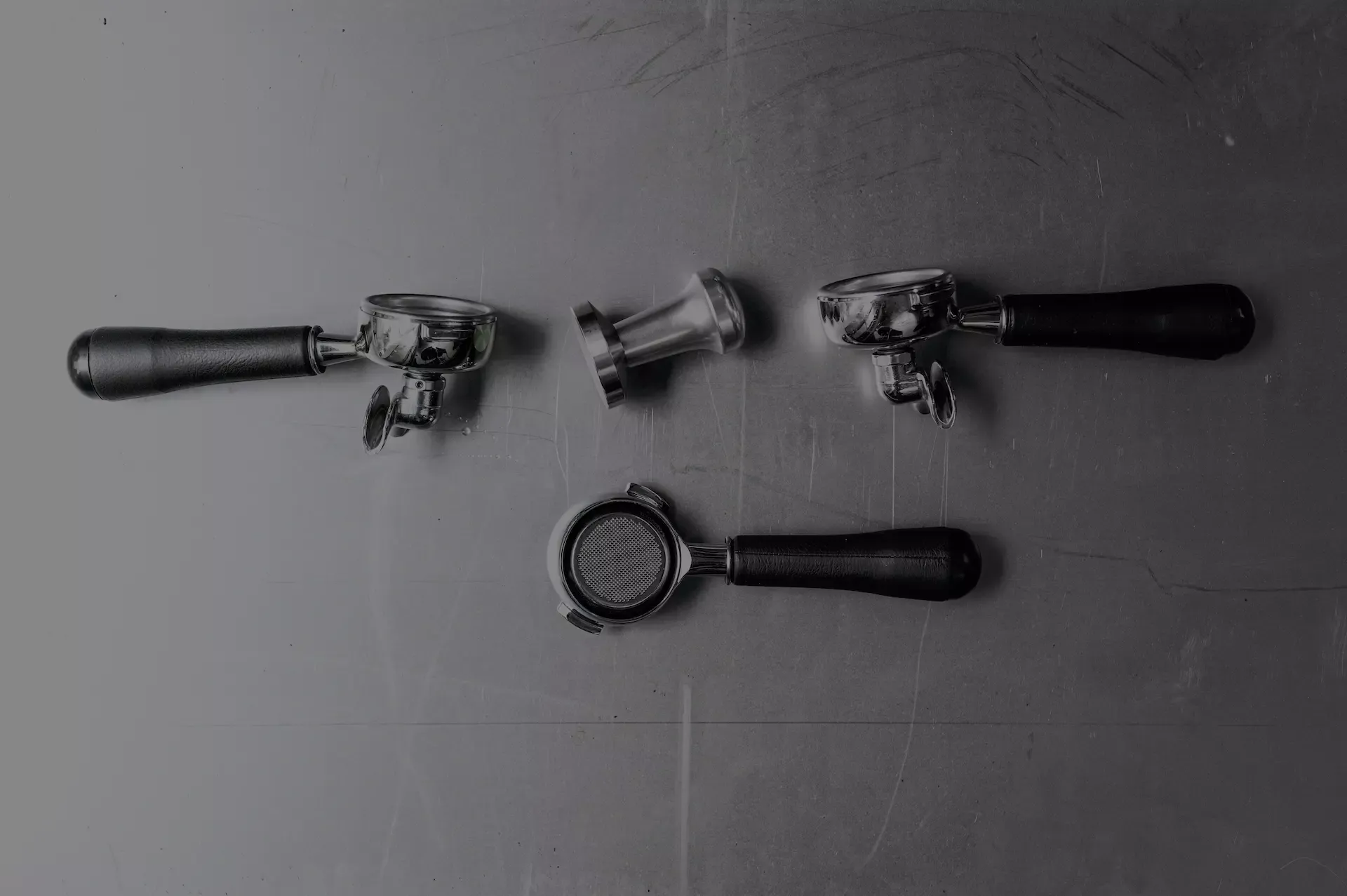 Siebtrger und Tamper