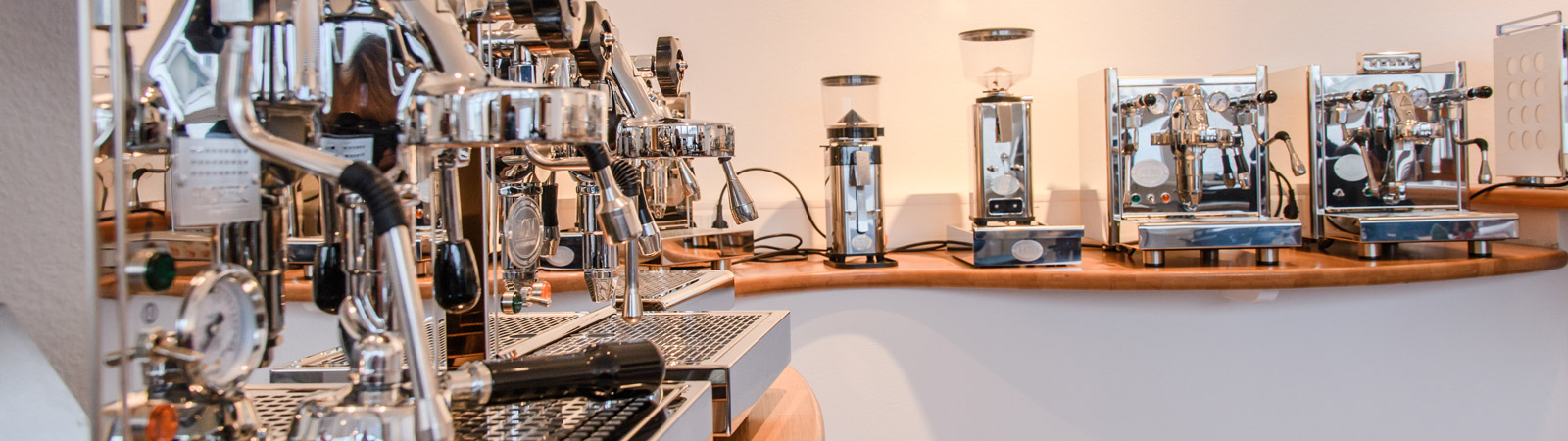 Showroom Ginex Espressomaschinen