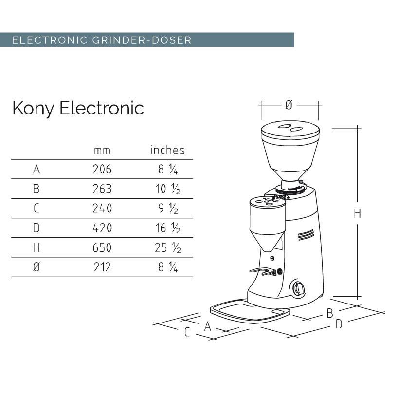 Mazzer Kold Electronic - schwarz
