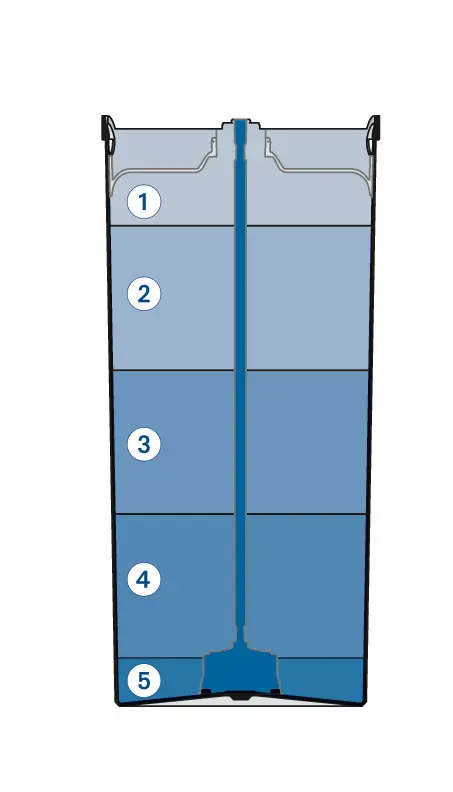 Brita Purity 1200 Clean Extra technische Zeichnung