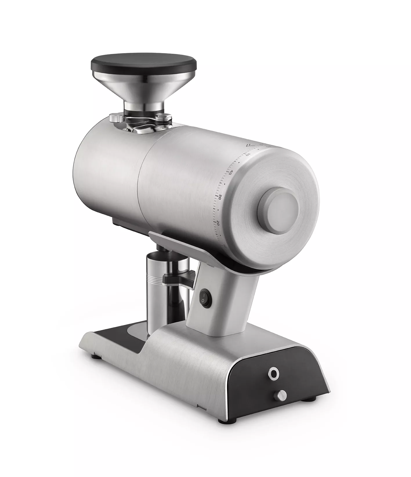 Mazzer Philos Single Dose - Rückseite - Chrom