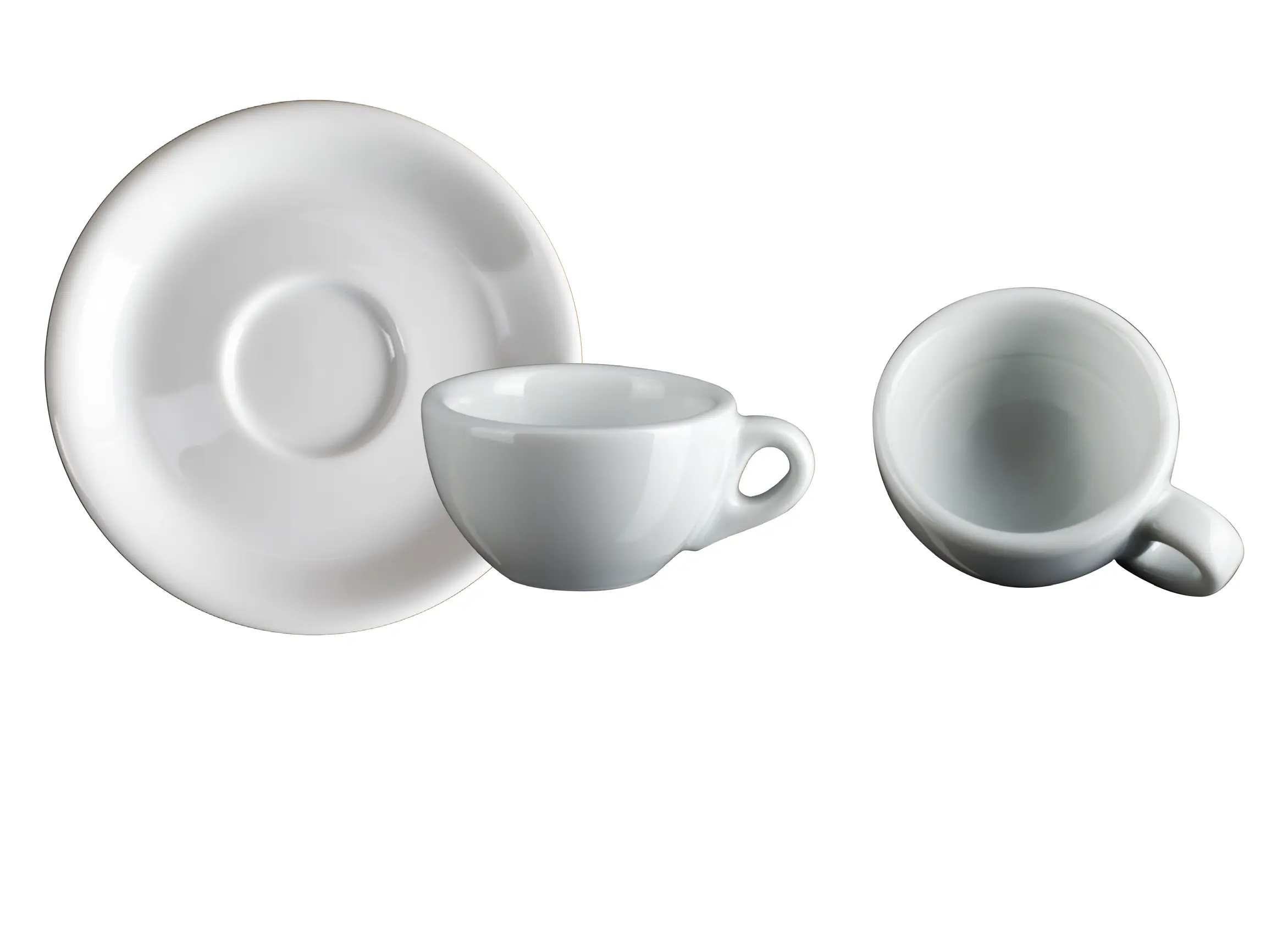 Ancap Espressotasse Napoli und Untertasse mit Eichstrich 65 ml