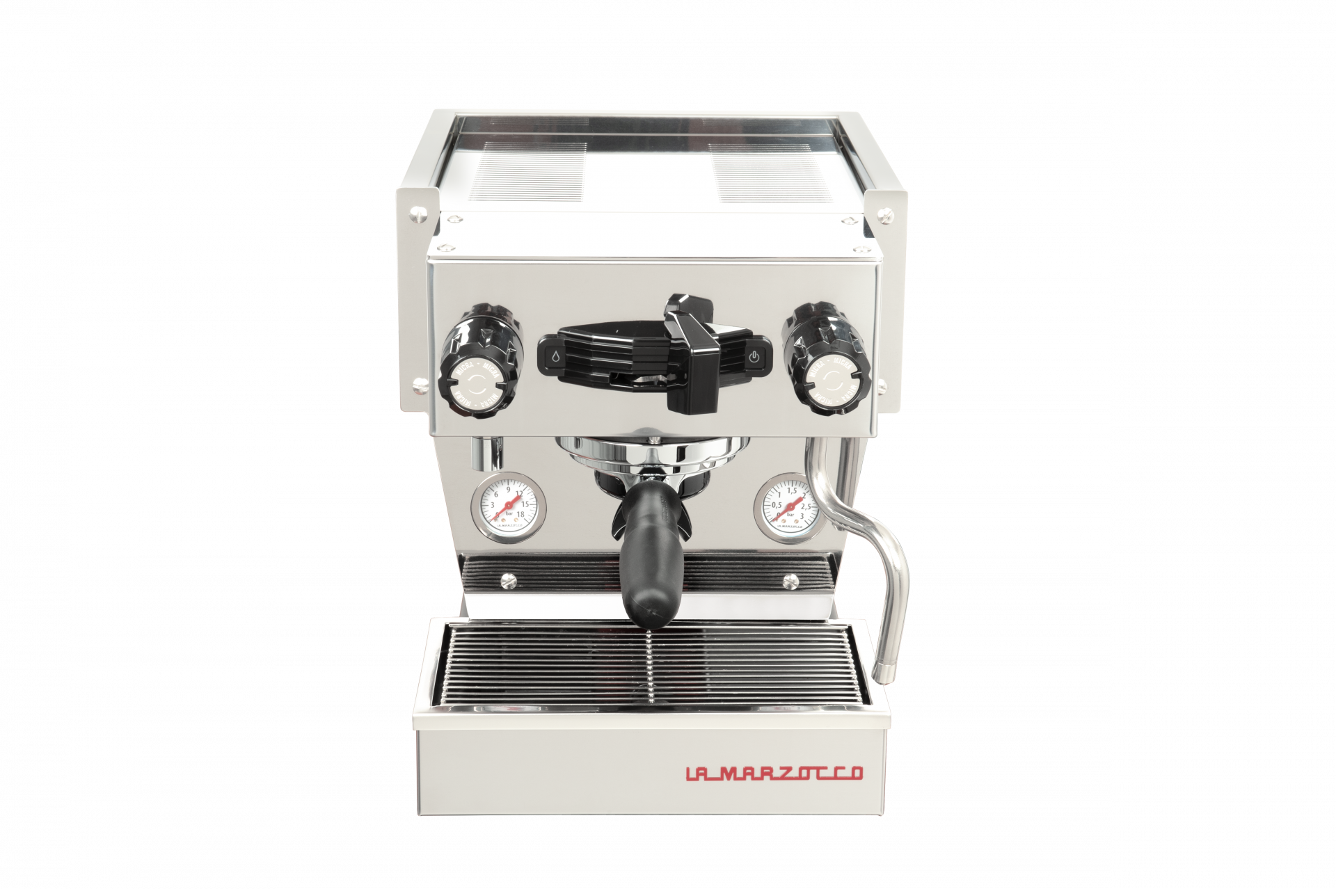 La Marzocco Linea Micra - Vorderseite - silber