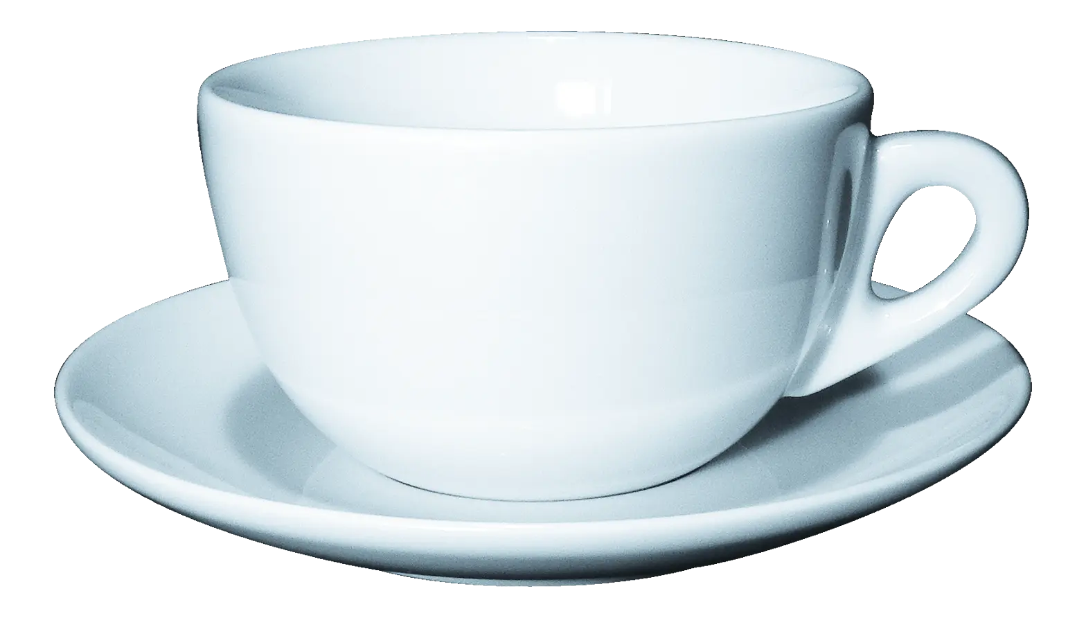 Ancap Caffelatte Tasse Verona mit Untertasse 350 ml