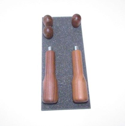 Bezzera E61 KIT Holzgriffe für Siebträger + Holzgriffe für Dampf-, Heißwasser- und Kaffeebezug