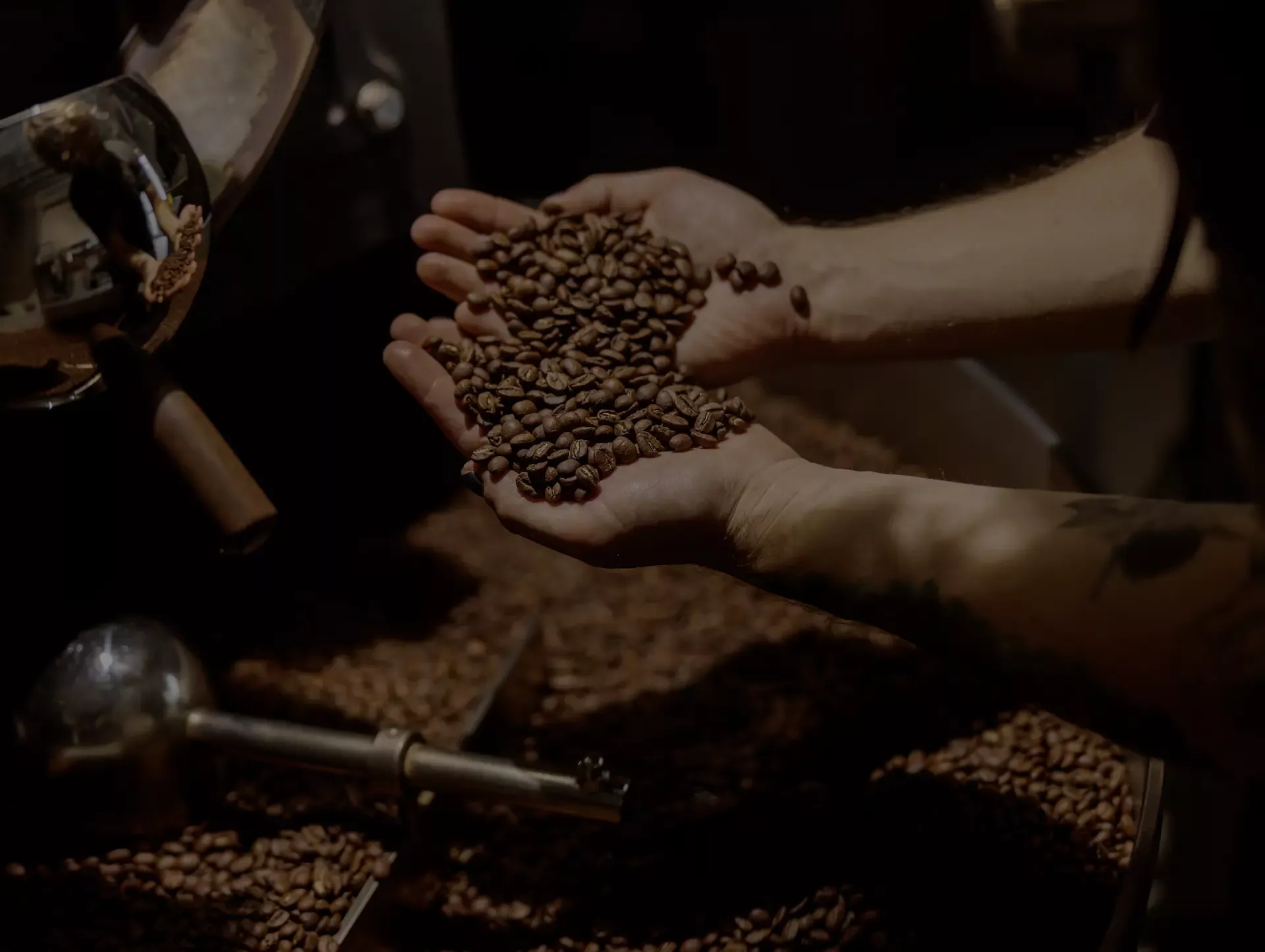 Kaffeebohnen gerstet