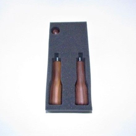 Bezzera BZ09 KIT Holzgriffe für Siebträger und Holzknöpfe für Dampfbezug