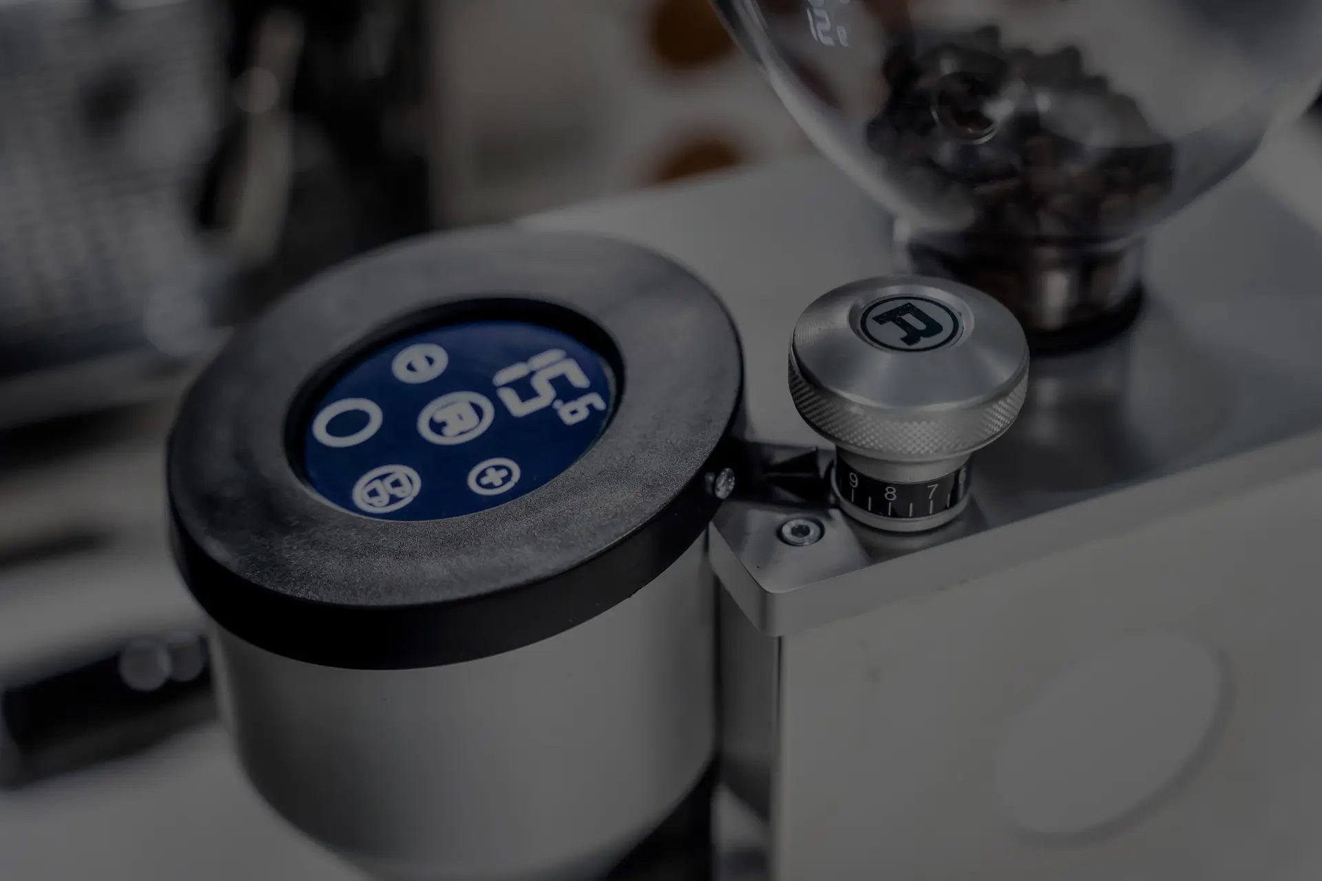 Espressomühle mit digitaler Anzeige