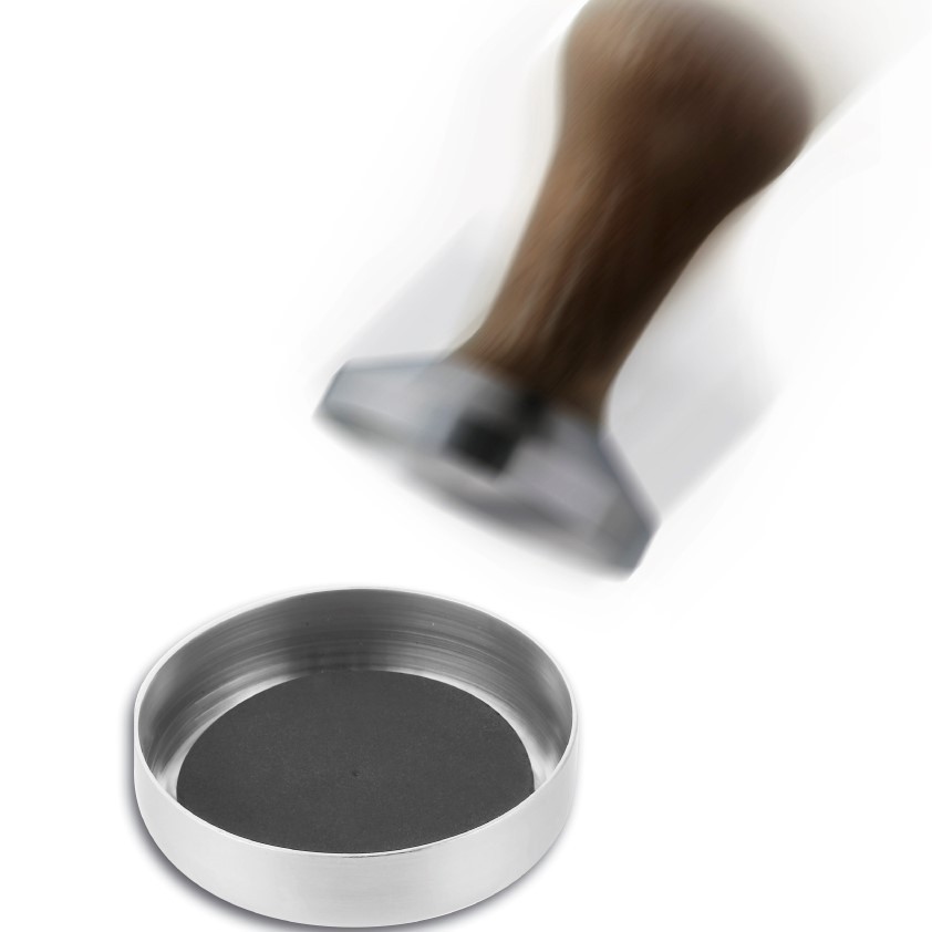 Motta Tamper Ablage Rund Edelstahl + Silikon