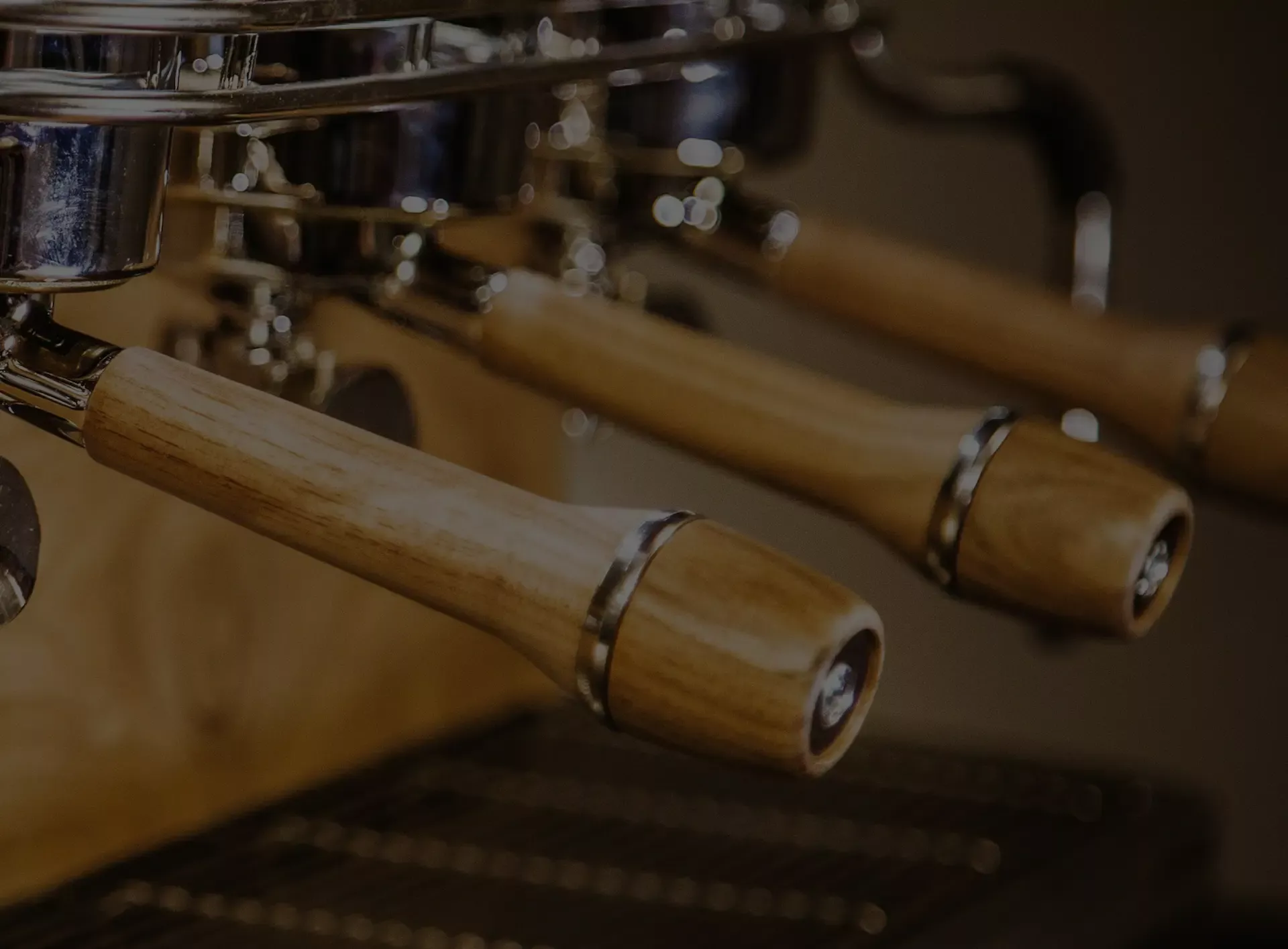 Dreigruppige Siebträgermaschine