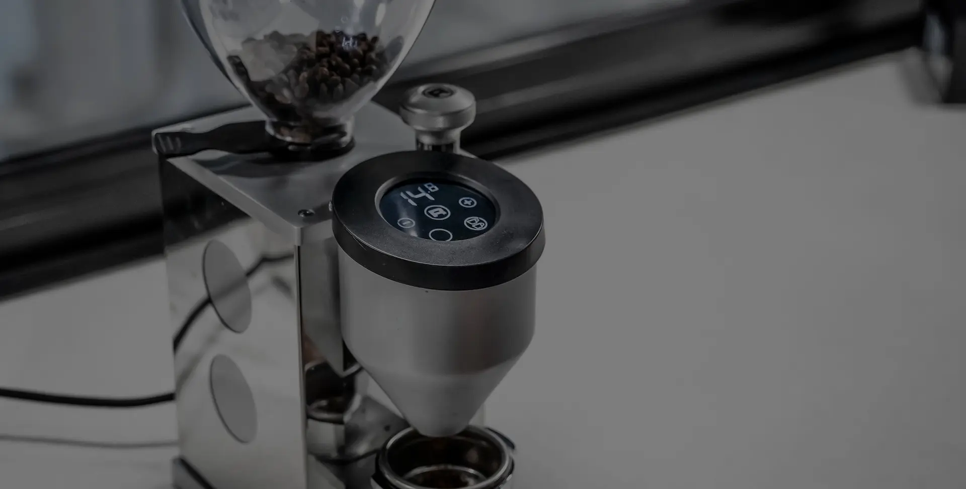 Espressomühle mit digitaler Anzeige