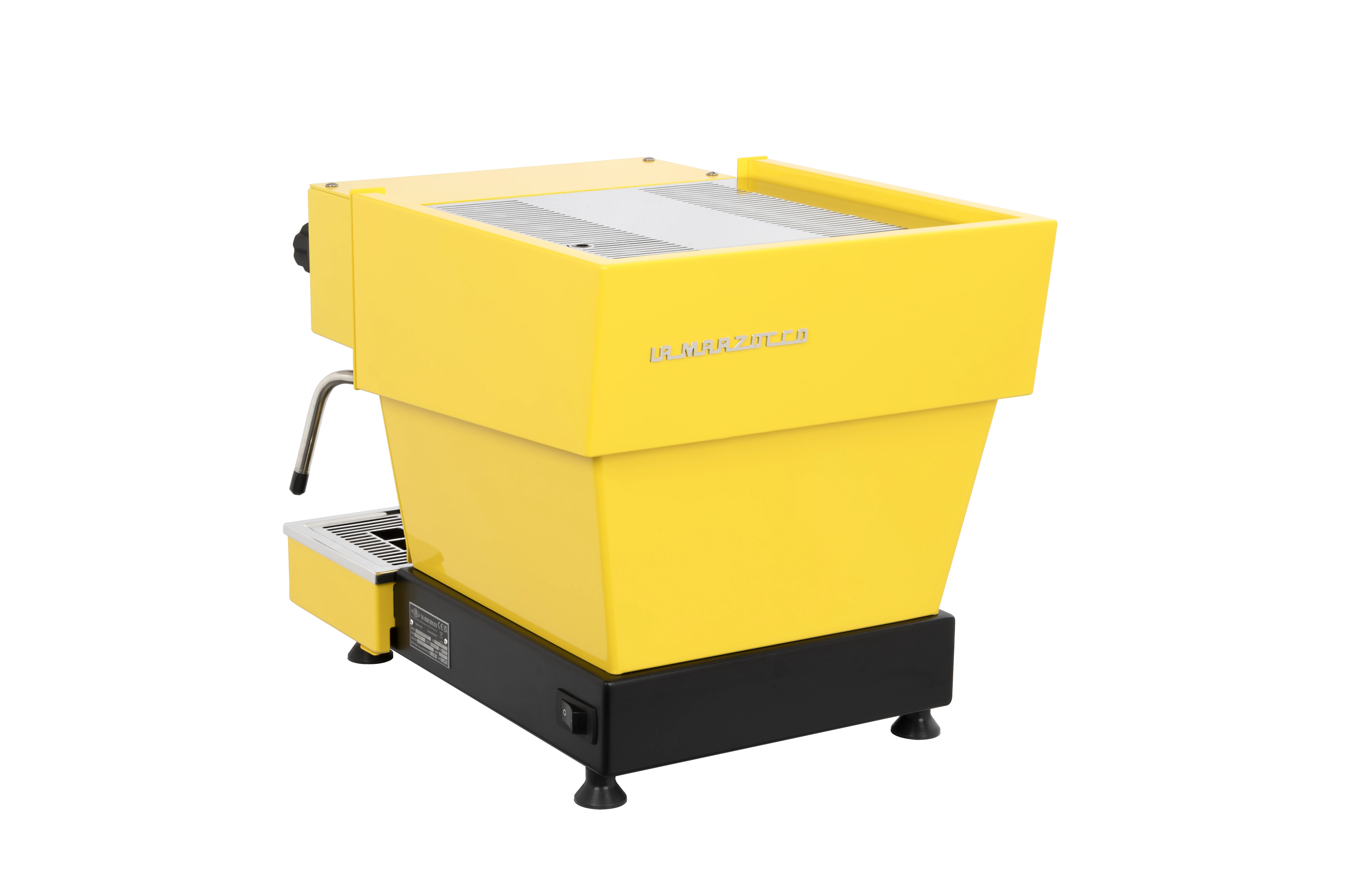 La Marzocco Linea Mini R Gelb hinten