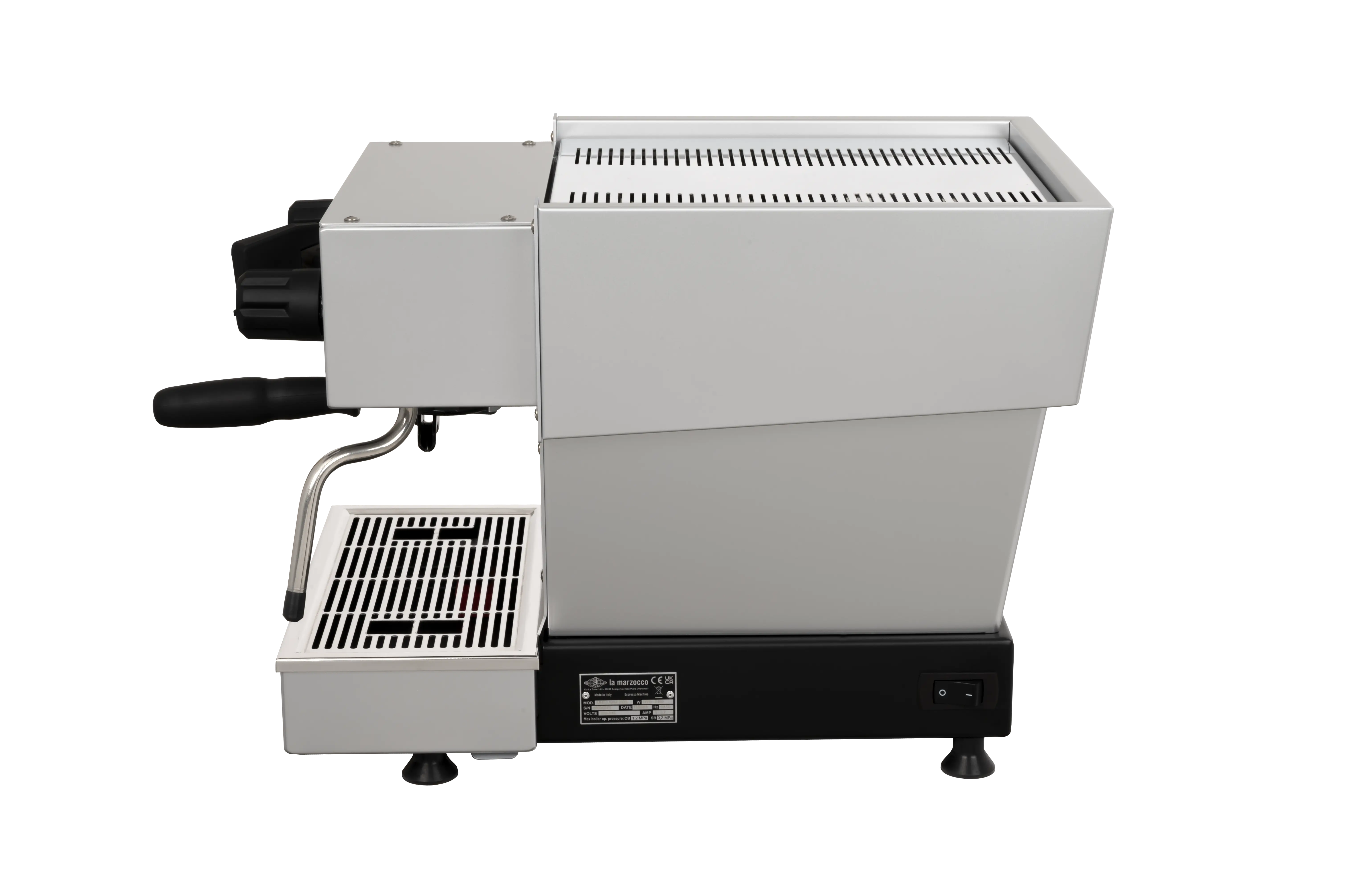 La Marzocco Linea Mini R Grau Matt seitlich